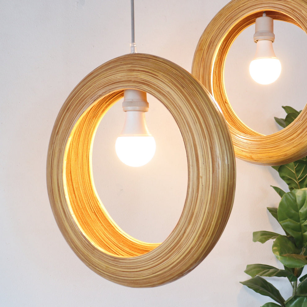 Taywika - Bamboo Pendant Light Shade By Thaihome | Pendant Lamps | Modishstore - 4