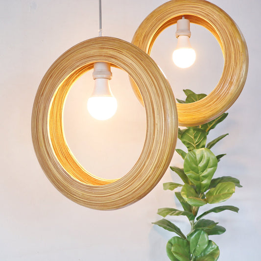Taywika - Bamboo Pendant Light Shade By Thaihome | Pendant Lamps | Modishstore