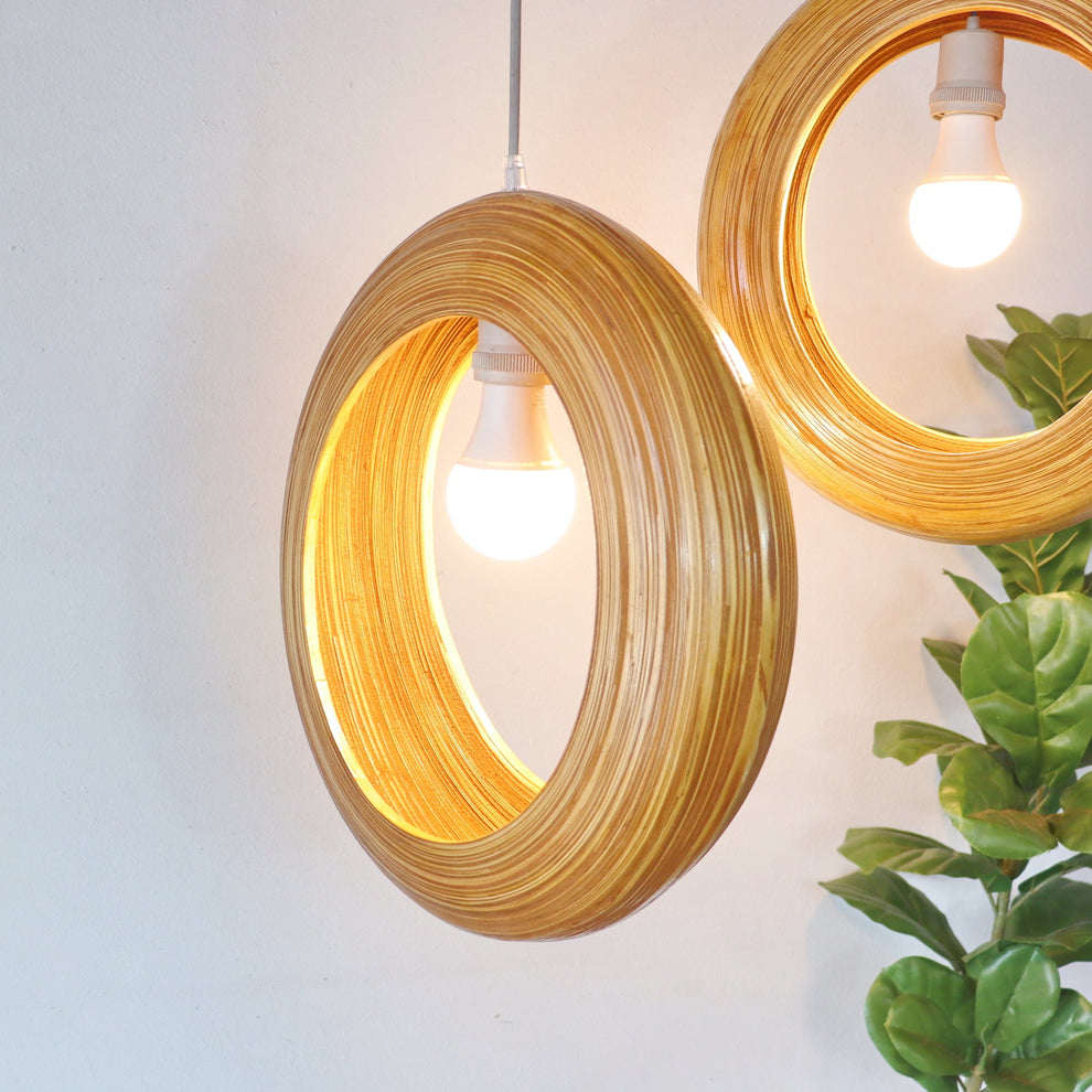 Taywika - Bamboo Pendant Light Shade By Thaihome | Pendant Lamps | Modishstore - 11