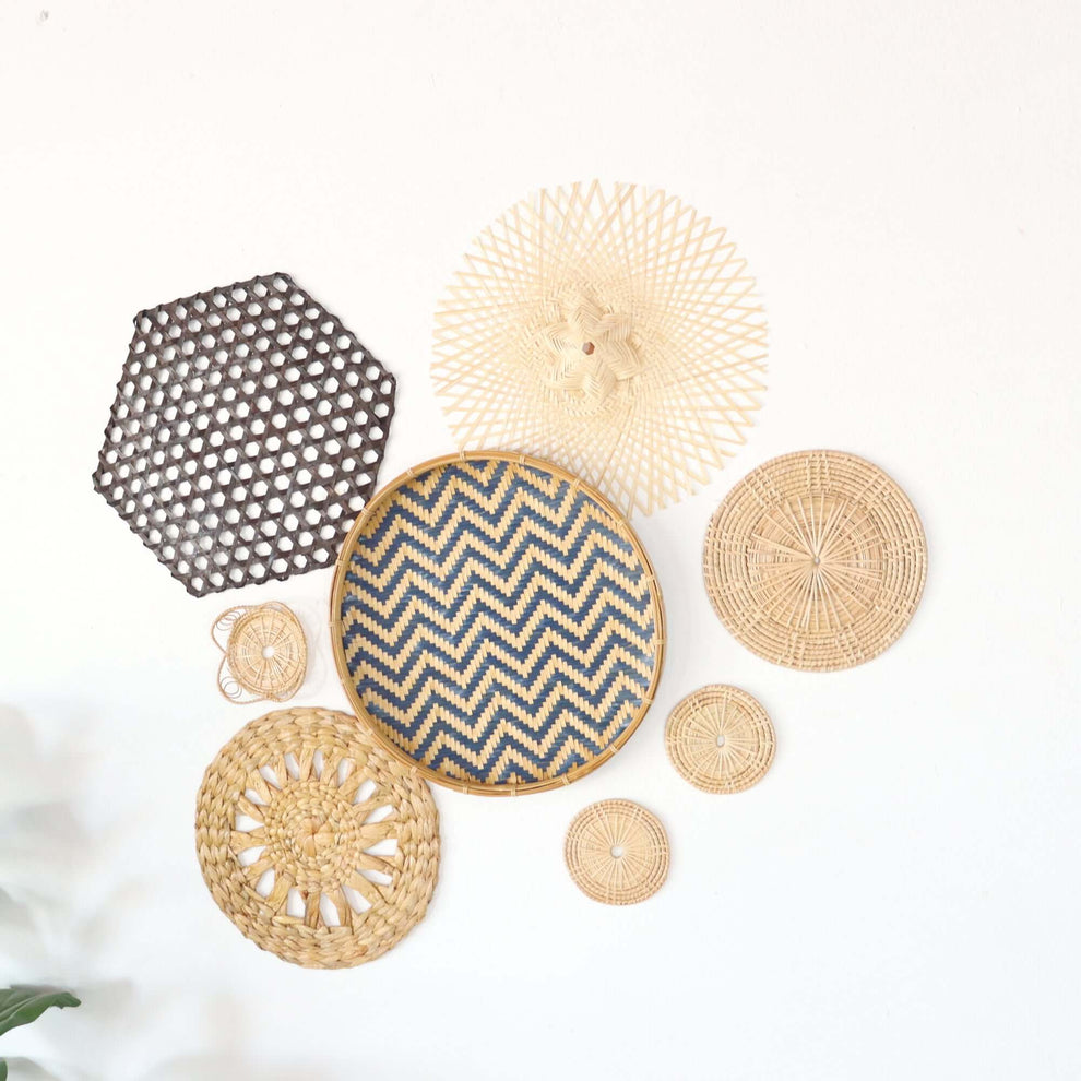 La Na - Wall Hanging Art DeCor Set Of 8 By Thaihome | Wall Decor | Modishstore - 7