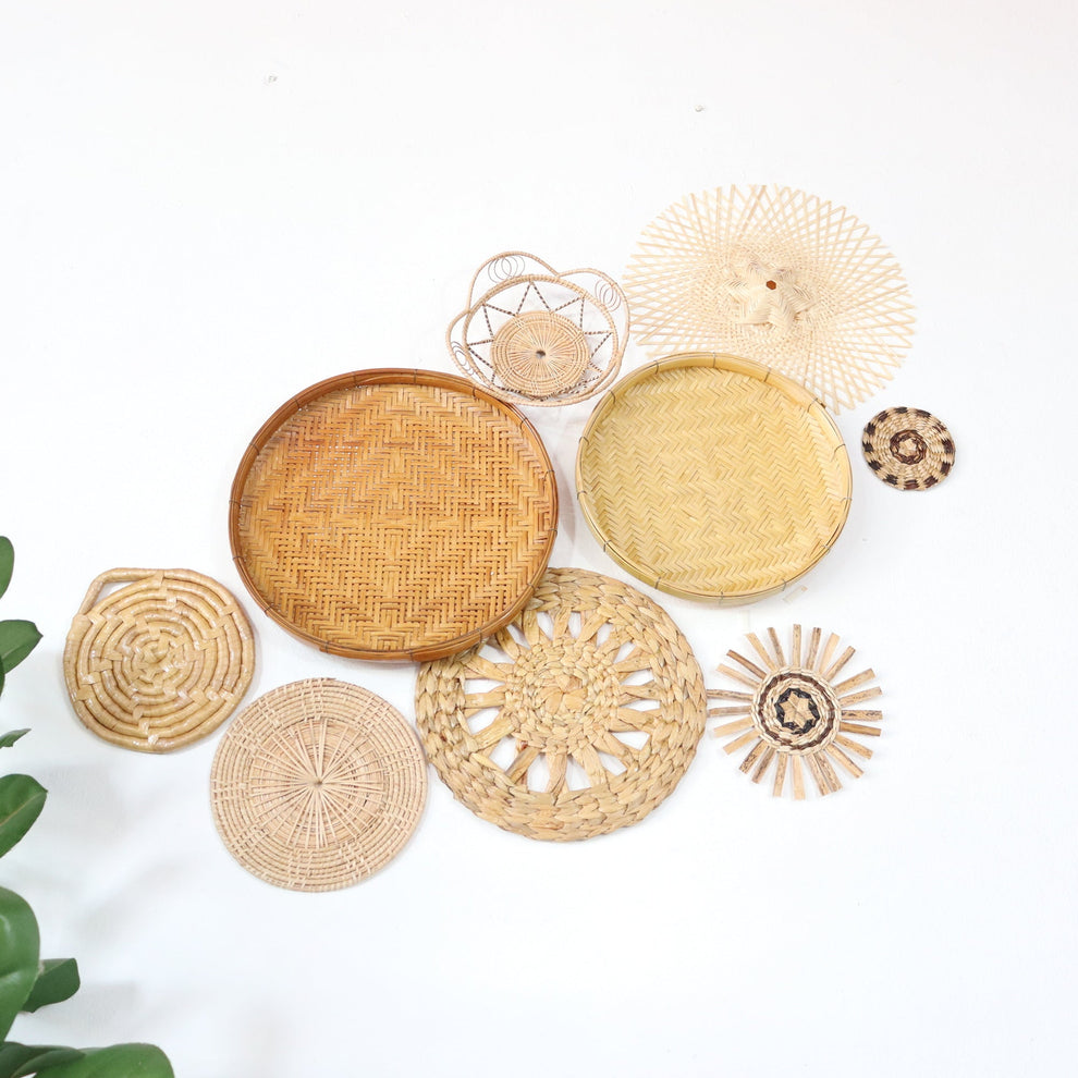 San Suay -  Wall Hanging Decor (Set Of 9) By Thaihome | Wall Decor | Modishstore - 5
