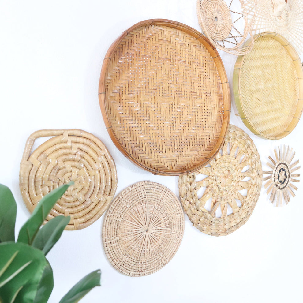 San Suay -  Wall Hanging Decor (Set Of 9) By Thaihome | Wall Decor | Modishstore - 7