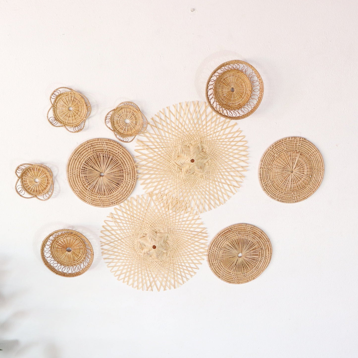 Pan Na Na - Wall Hanging Decor Set Of 10 By Thaihome | Wall Decor | Modishstore - 5