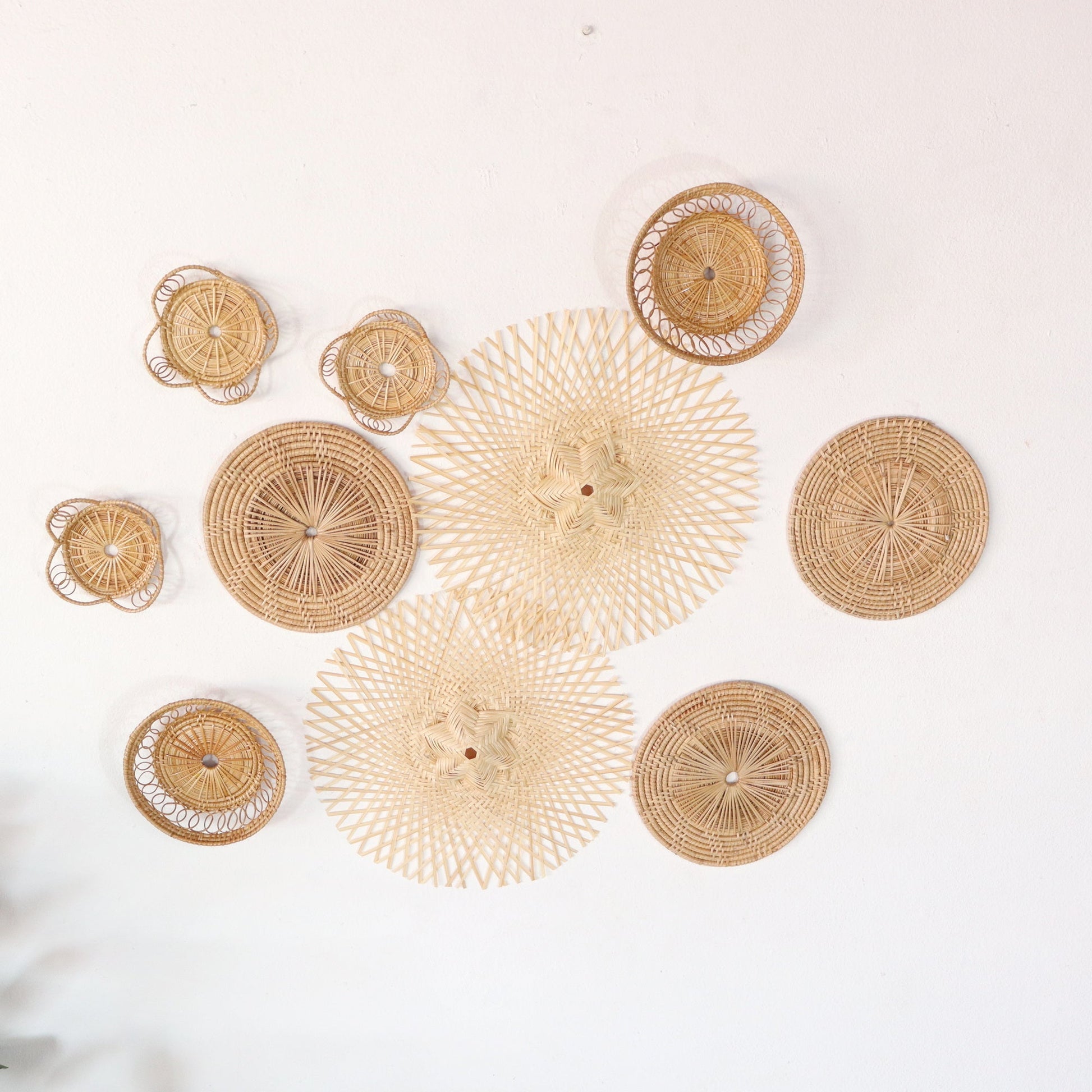 Pan Na Na - Wall Hanging Decor Set Of 10 By Thaihome | Wall Decor | Modishstore - 5