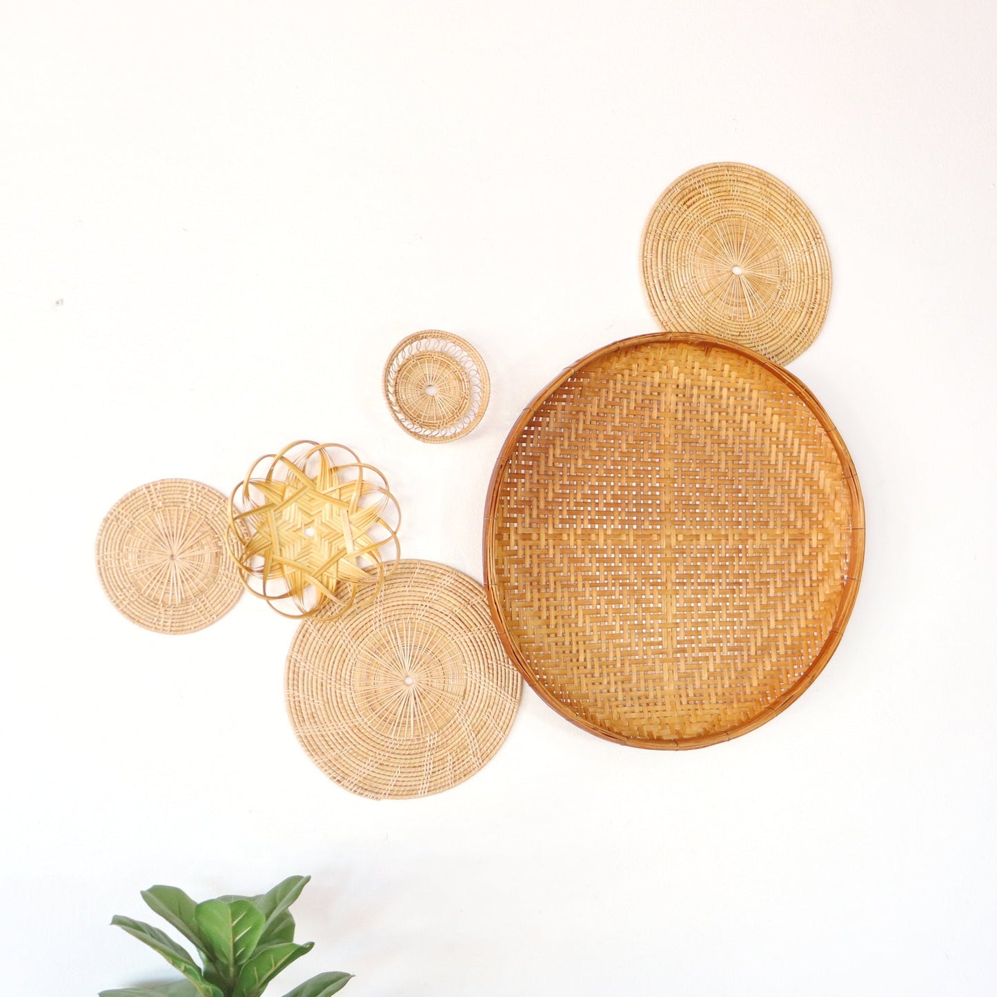 Sopa - Wall Hanging Decor Set Of 6 By Thaihome | Wall Decor | Modishstore - 5