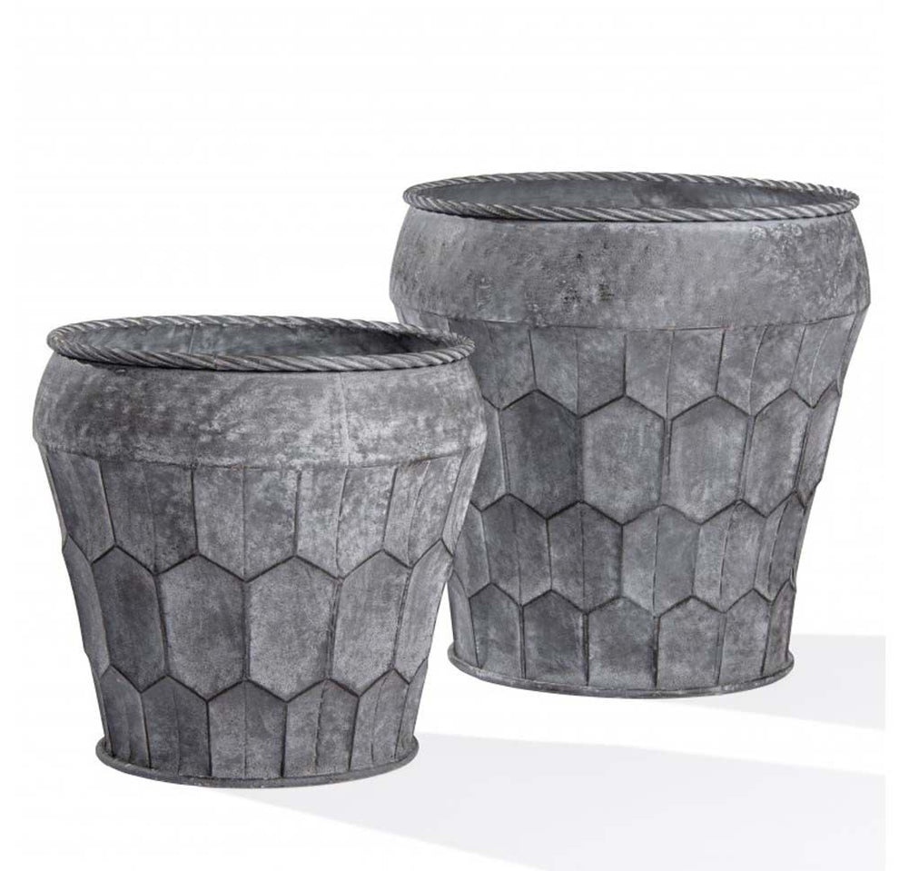 Gold Leaf Design Group Pompeii Iron Urn - Set Of 2 | Planters, Troughs & Cachepots | Modishstore - 2