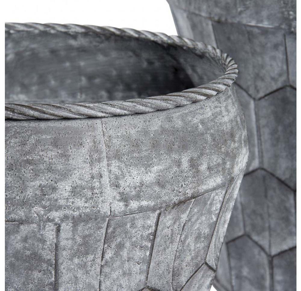 Gold Leaf Design Group Pompeii Iron Urn - Set Of 2 | Planters, Troughs & Cachepots | Modishstore - 3