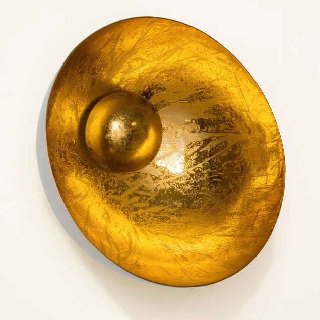 Natsu 18"D Wall Art, Gold By Gold Leaf Design Group | Wall Art | Modishstore - 11