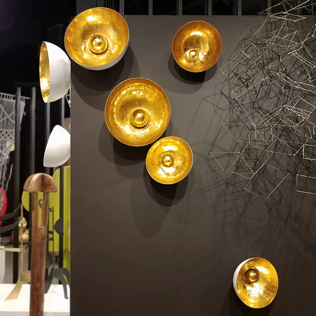 Natsu 18"D Wall Art, Gold By Gold Leaf Design Group | Wall Art | Modishstore - 10