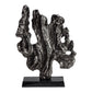 CORAL SCULPTURE LARGE BLACK NICKEL | Modishstore | Sculptures