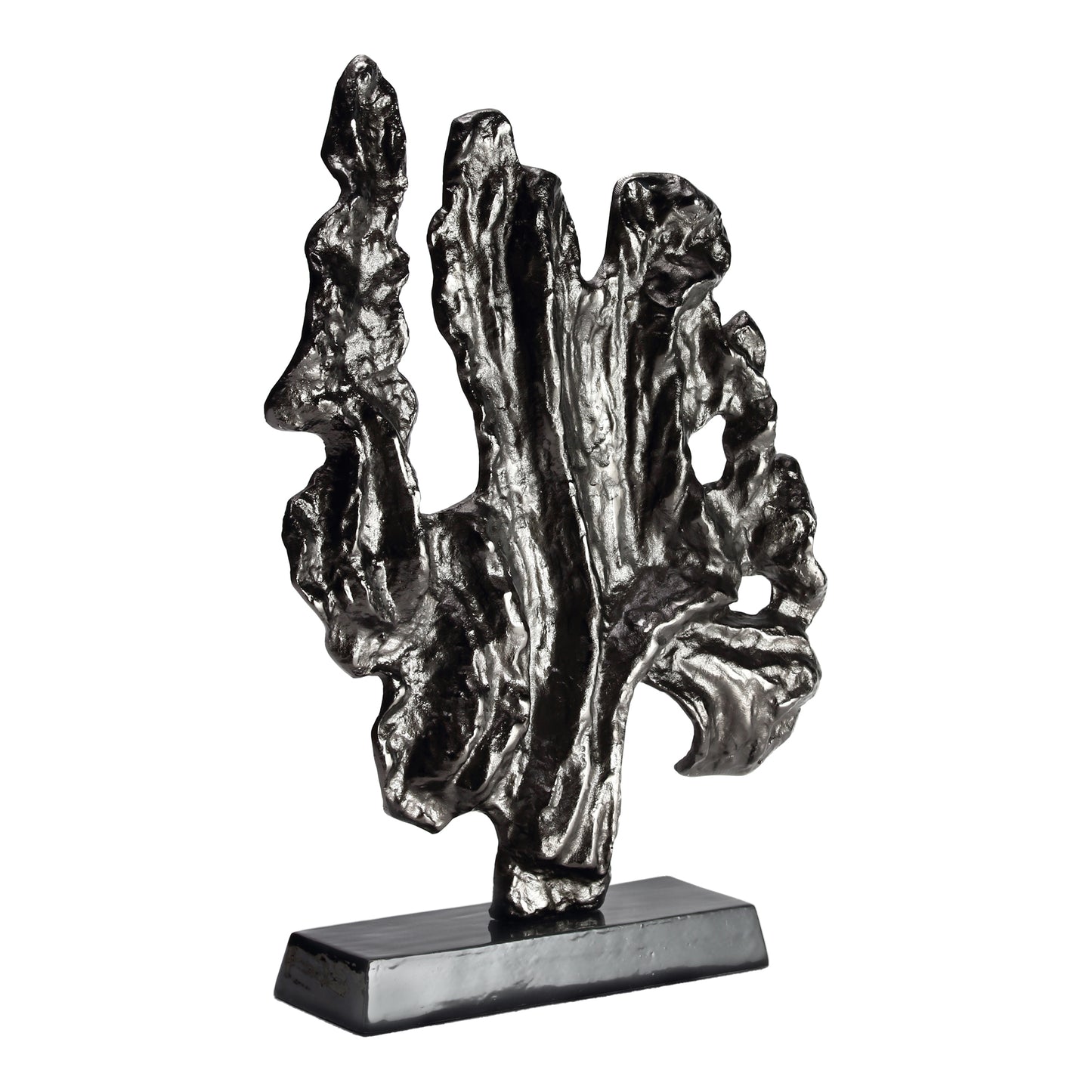 CORAL SCULPTURE LARGE BLACK NICKEL | Modishstore | Sculptures-2