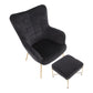 LumiSource Izzy Lounge Chair + Ottoman Set-10