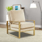 LeisureMod Jefferson Velvet Design Accent Armchair With Gold Frame | Armchairs | Modishstore - 2