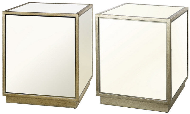 A&B Home Cube Side Tables - Set Of 2 | Nesting Tables | Modishstore
