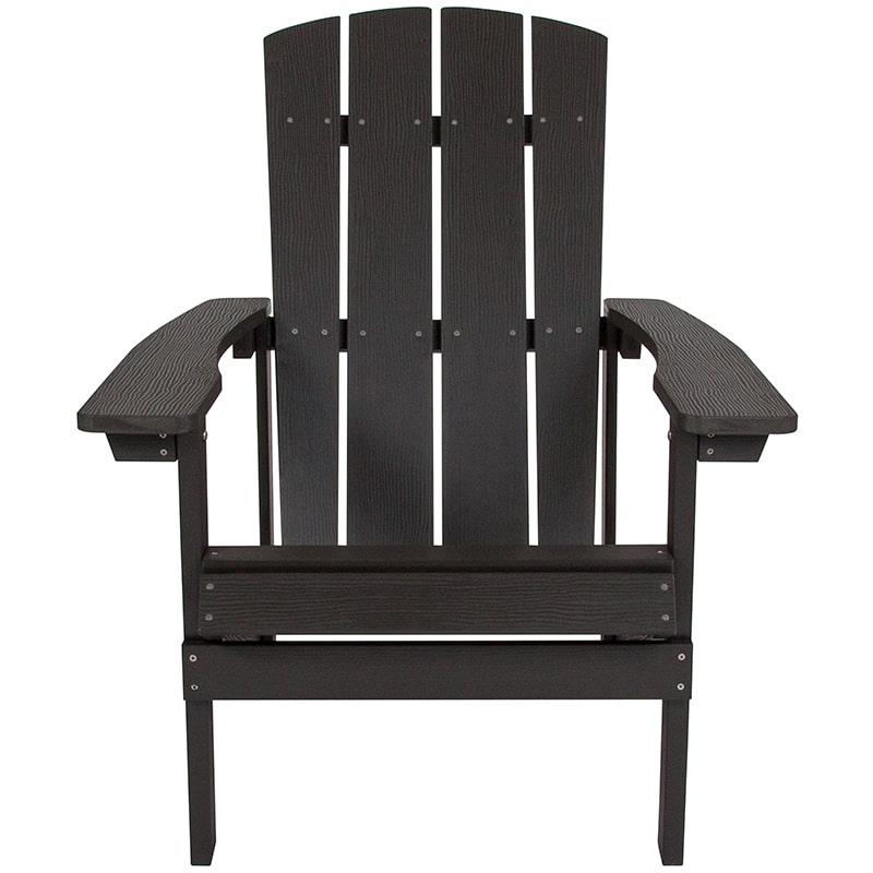 Charlestown All-Weather Adirondack Chair Faux Wood by Flash Furniture | Outdoor Chaise Lounges | Modishstore - 8