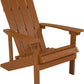 Charlestown All-Weather Adirondack Chair Faux Wood by Flash Furniture | Outdoor Chaise Lounges | Modishstore - 15