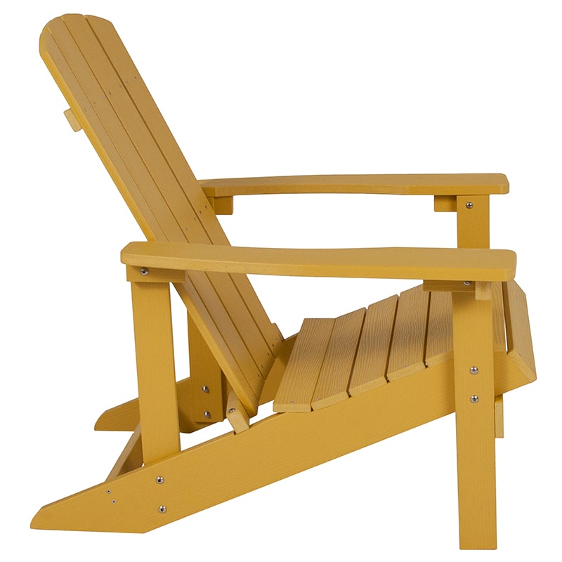 Charlestown All-Weather Adirondack Chair Faux Wood by Flash Furniture | Outdoor Chaise Lounges | Modishstore - 16