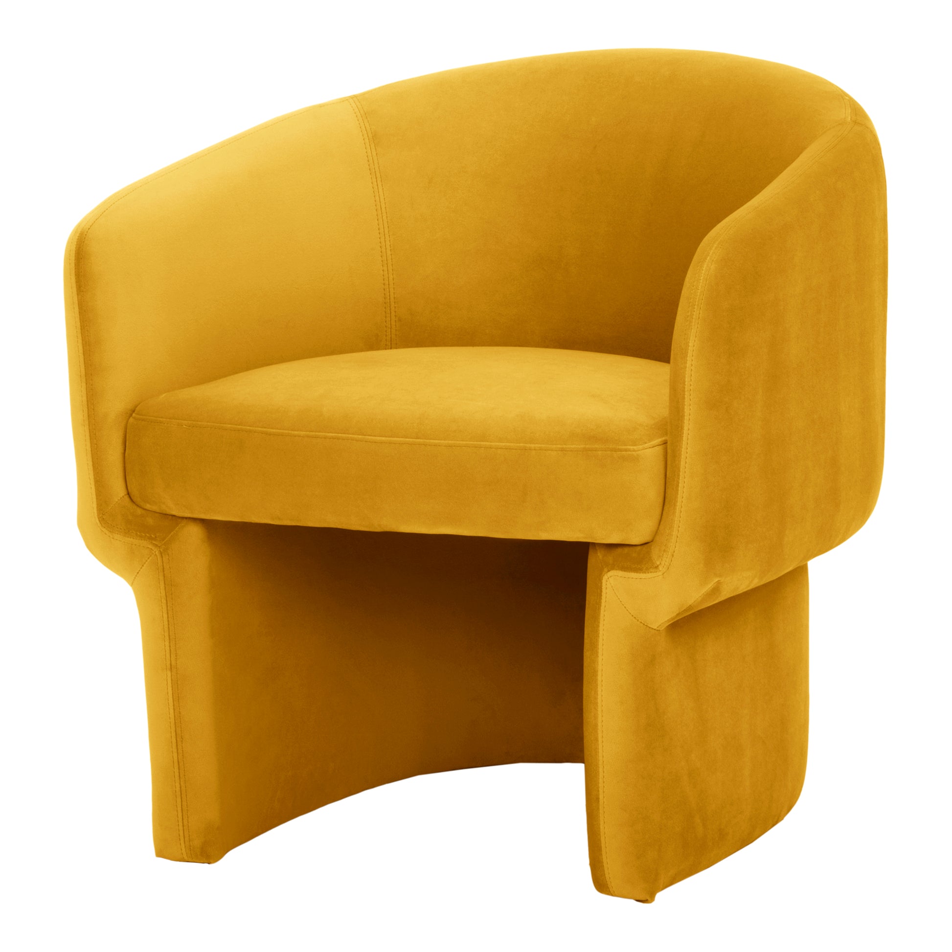 Franco Chair Mustard By Moe's Home Collection | Armchairs | Modishstore - 2