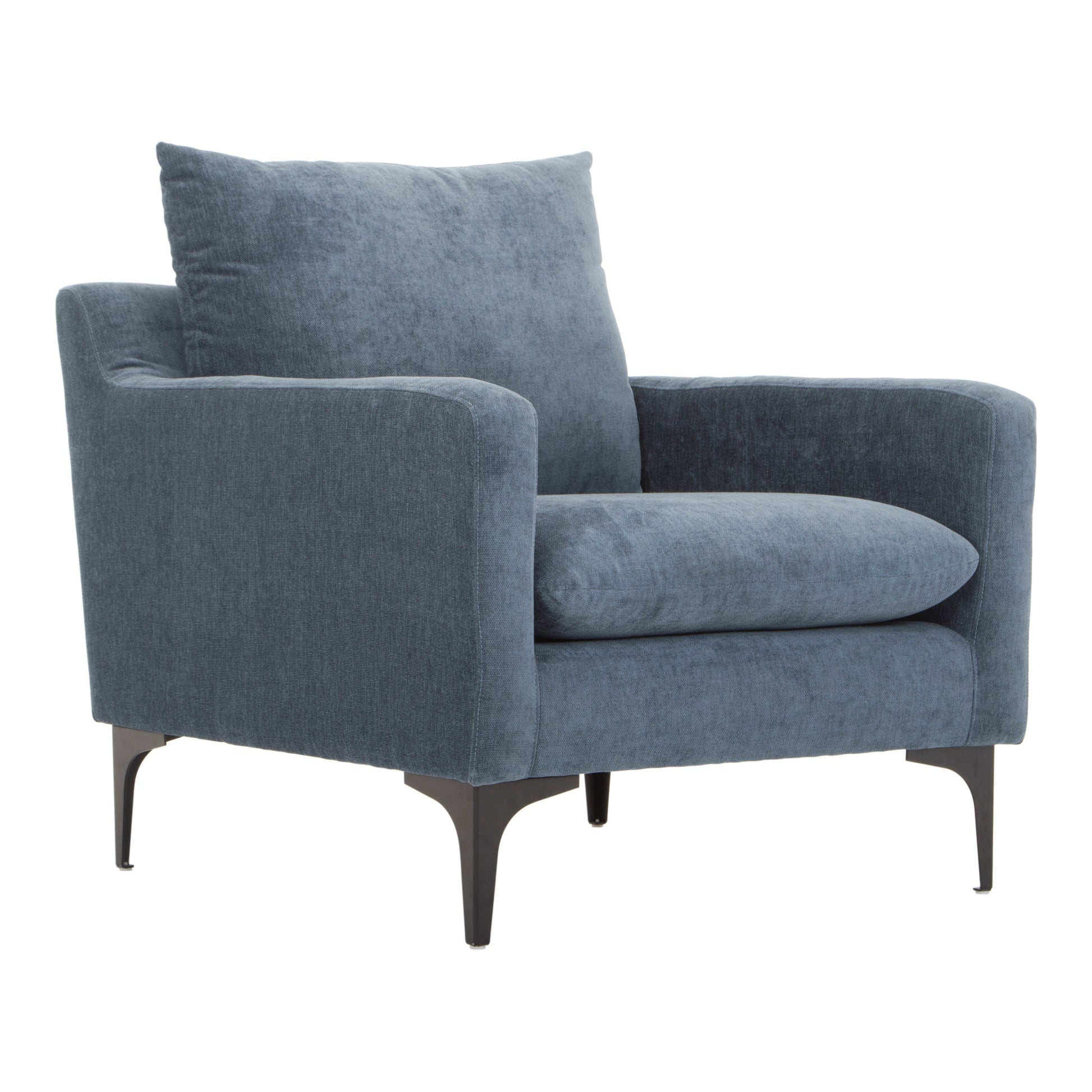 Paris Armchair Blue By Moe's Home Collection | Armchairs | Modishstore - 2