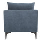 Paris Armchair Blue By Moe's Home Collection | Armchairs | Modishstore - 4