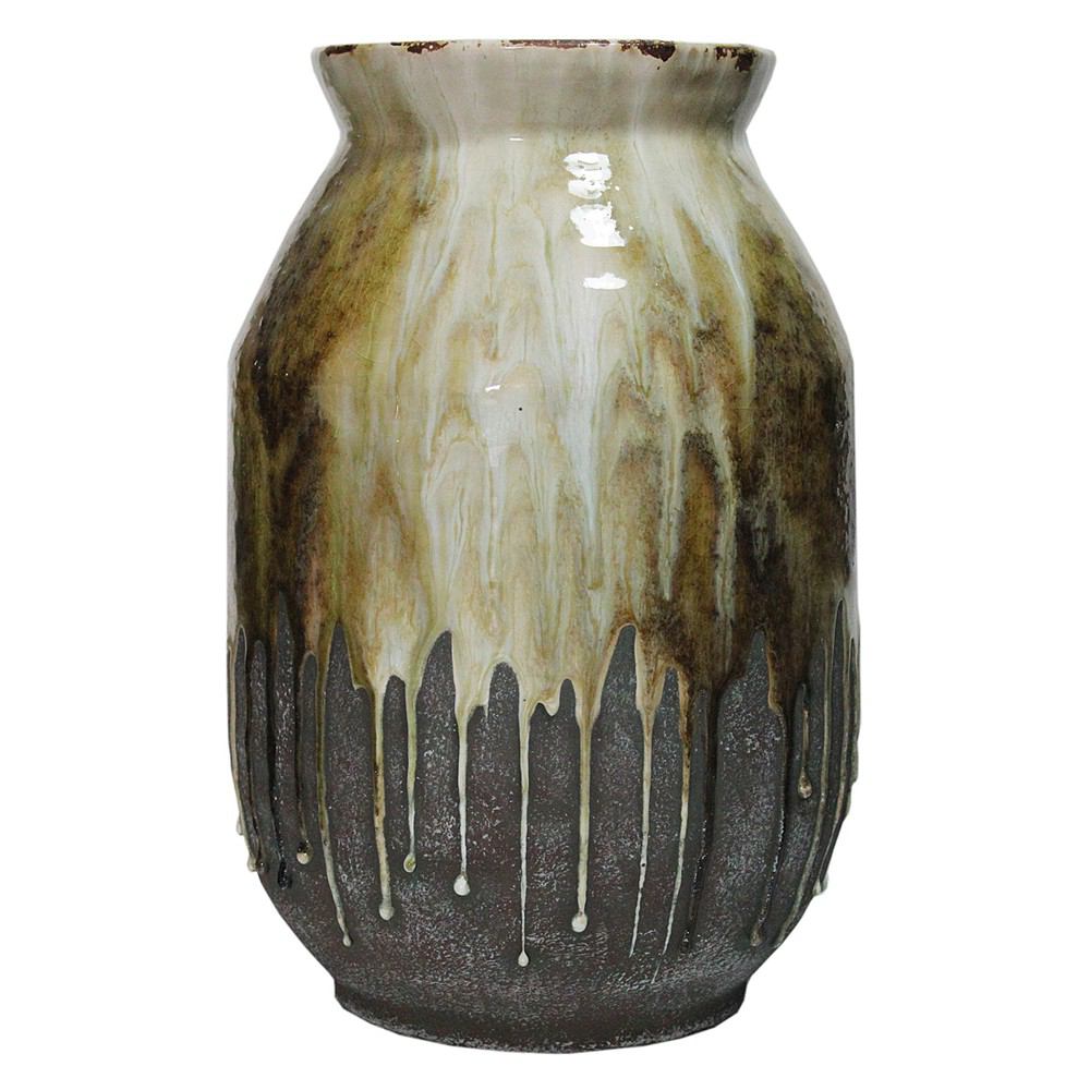 Moe's Home Collection Born Ceramic Vase - Amber | Modishstore | Vases-2