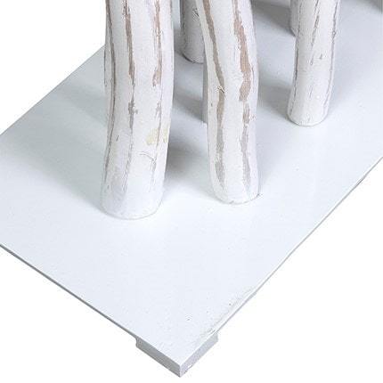 Jungle Rattan Floor Lamp White With Rectangular Shade (2 boxes per piece) by Jefffan | Floor Lamps | Modishstore - 6