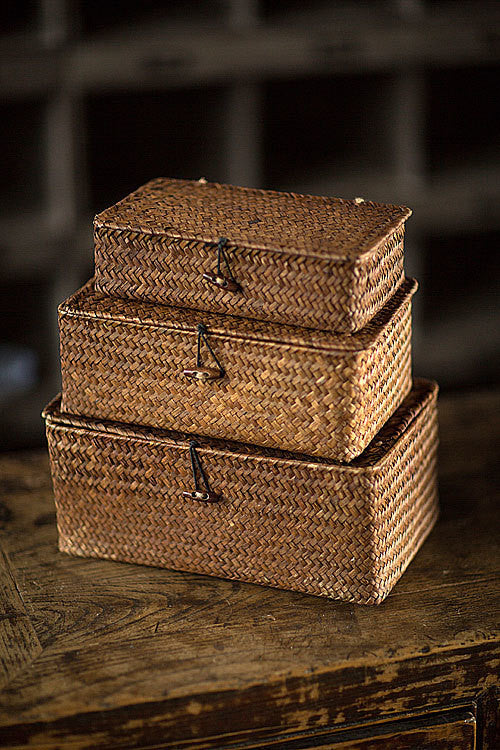 Vagabond Vintage Rattan Boxes - Thumbnail 2