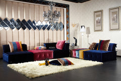 Divani Casa Dubai - Contemporary Modern Modular Fabric Sectional Sofa