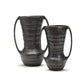 Black Vase Set Of 2 By Tozai Home | Vases | Modishstore -4