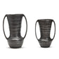Black Vase Set Of 2 By Tozai Home | Vases | Modishstore -3