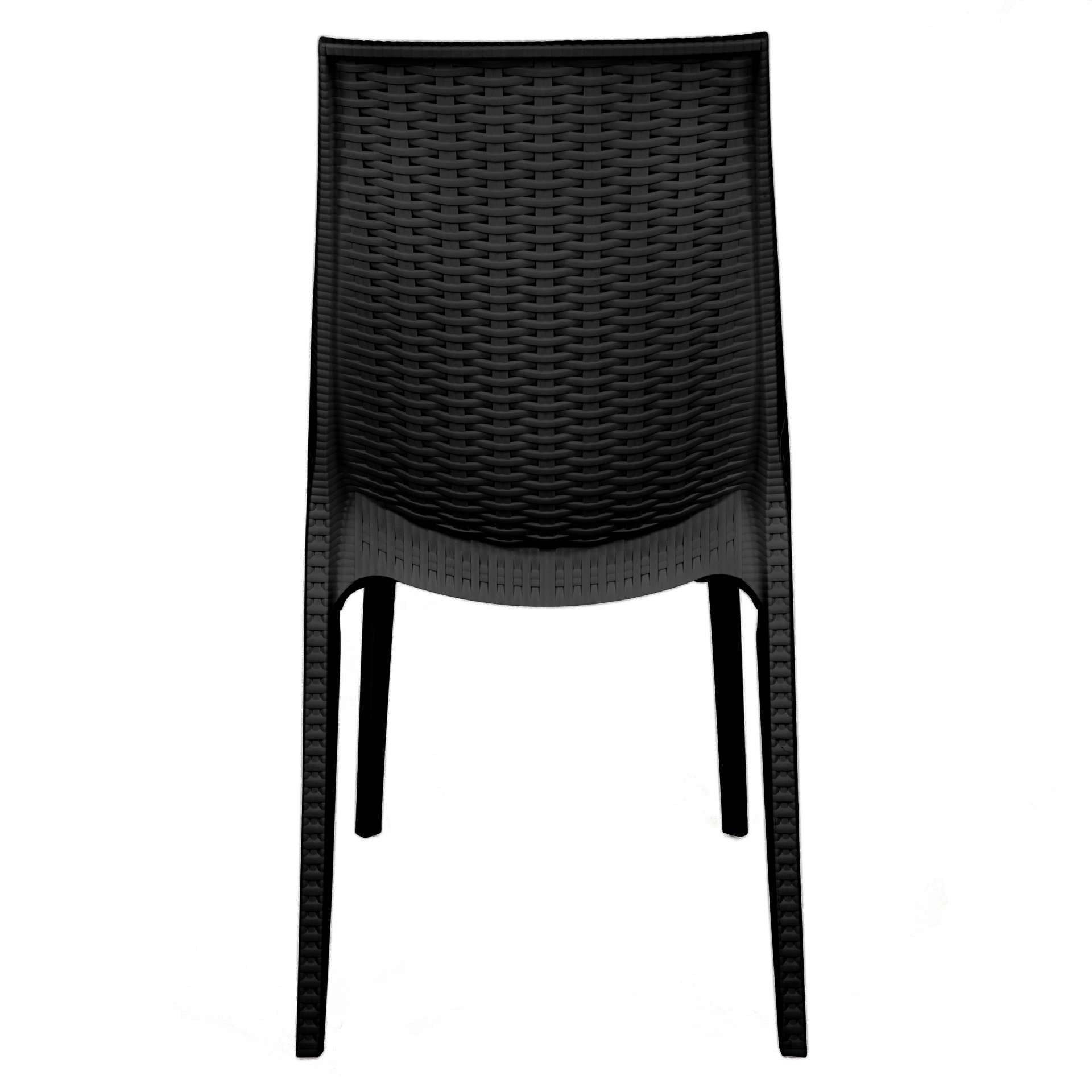 LeisureMod Kent Outdoor Dining Chair | Outdoor Chairs | Modishstore - 5