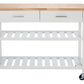 Safavieh Kiko 2 Drawer 2 Shelf Kitchen Cart | TV Tray Tables |  Modishstore 