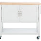 Safavieh Kesler 2 Door 1 Shelf Kitchen Cart | TV Tray Tables |  Modishstore 
