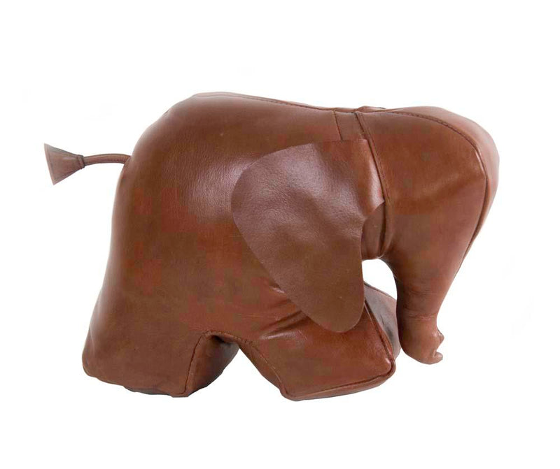 Elephant Doorstop Leather by Authentic Models | Models | Modishstore