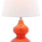 Safavieh Eva Double Mini Table Lamp - Orange | Table Lamps | Modishstore - 2