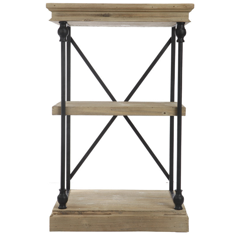 A&B Home Wood/Metal Low Etagere | Shelves & Shelving Units | Modishstore