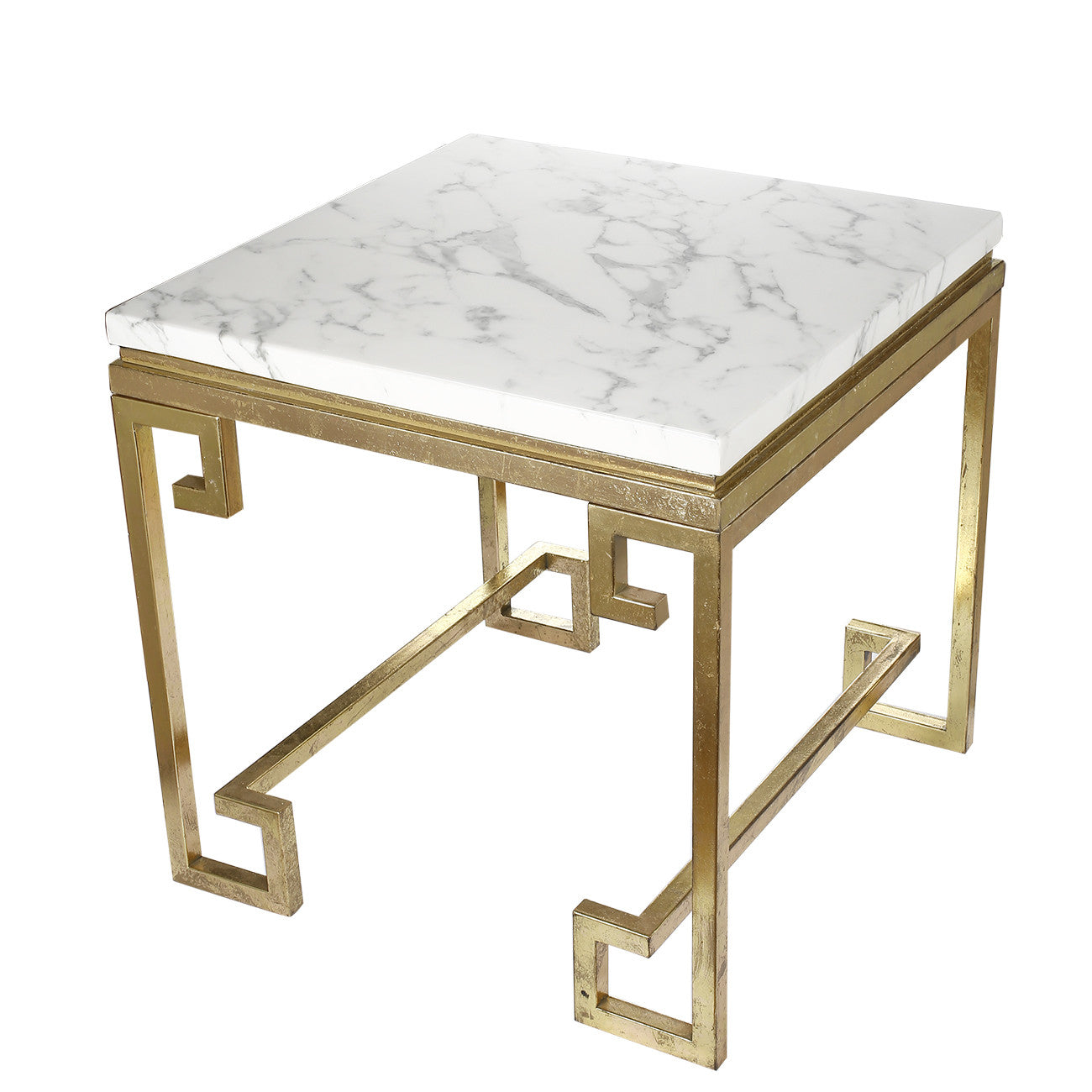 A&B Home Phoenecian Nights Marble Side Table | Side Tables | Modishstore
