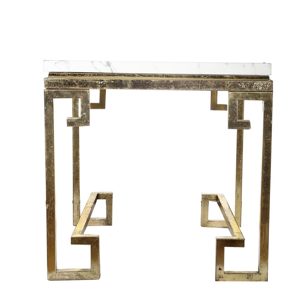 A&B Home White Marble End Tables | End Tables | Modishstore - 2