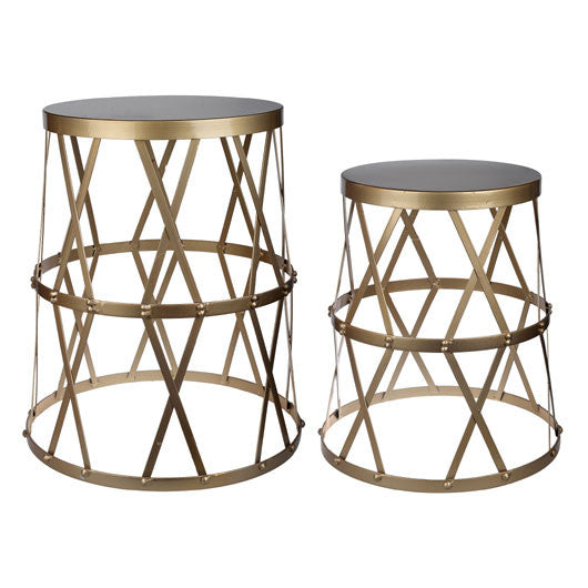 A&B Home Urban Vogue Gold Accent Tables - 2