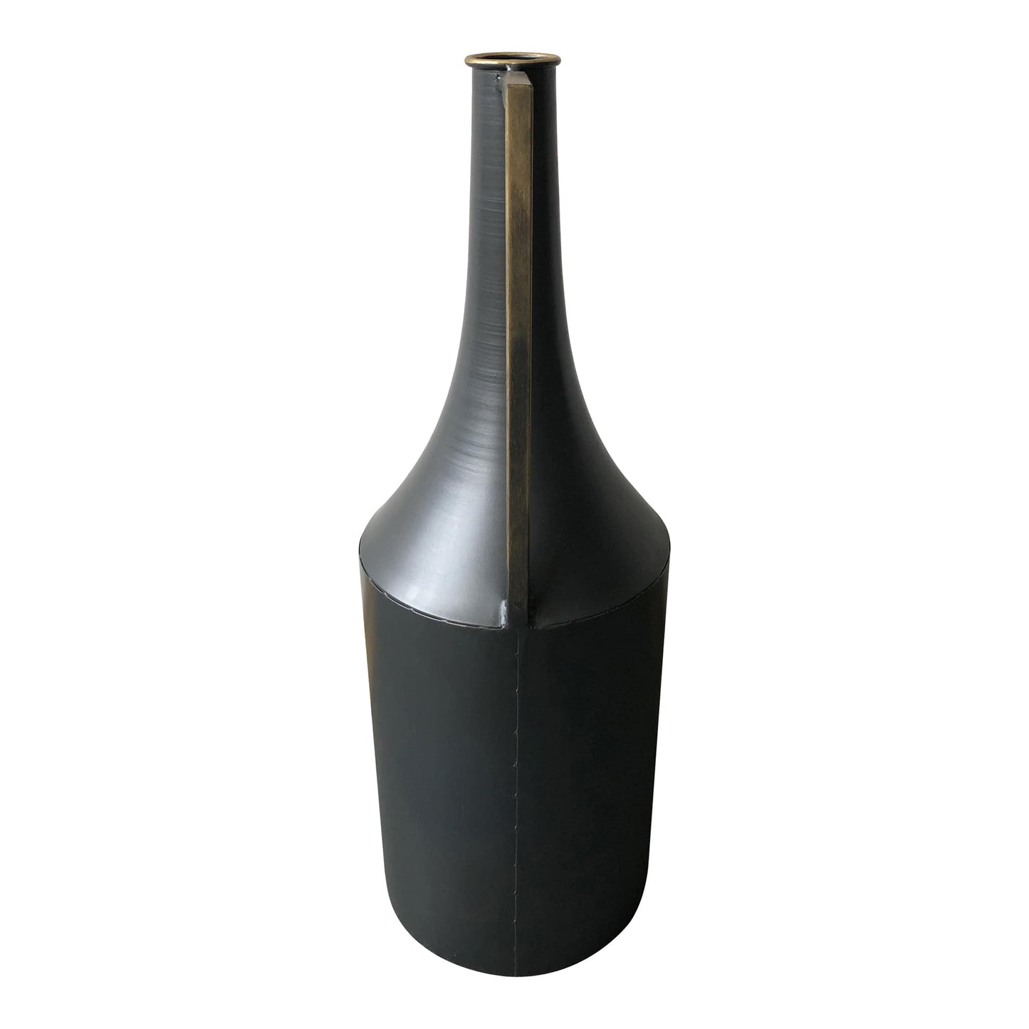 Primus Metal Vase Black By Moe's Home Collection | Vases | Modishstore - 2