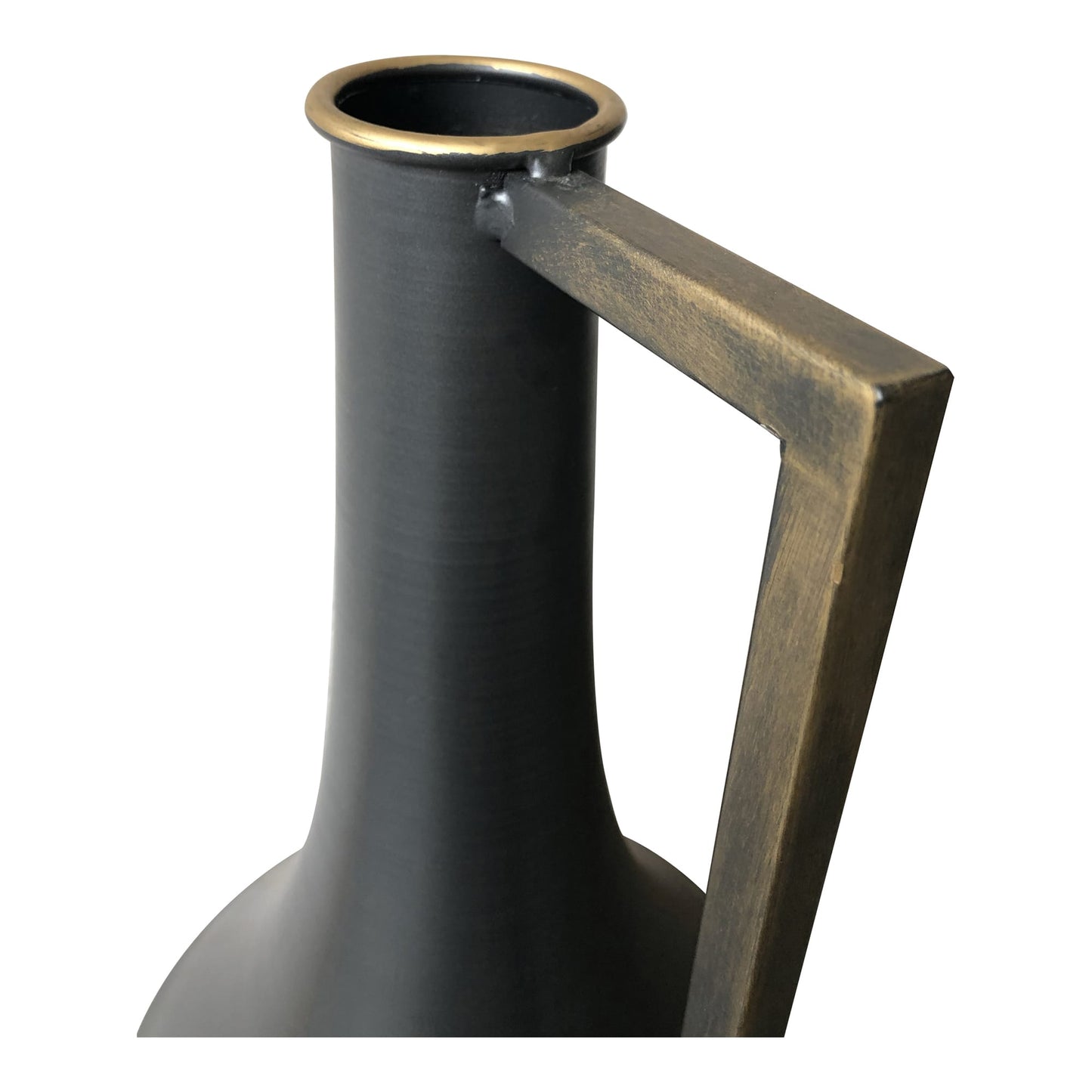 Moe's Home Collection Primus Metal Vase Black | Modishstore | Vases-3