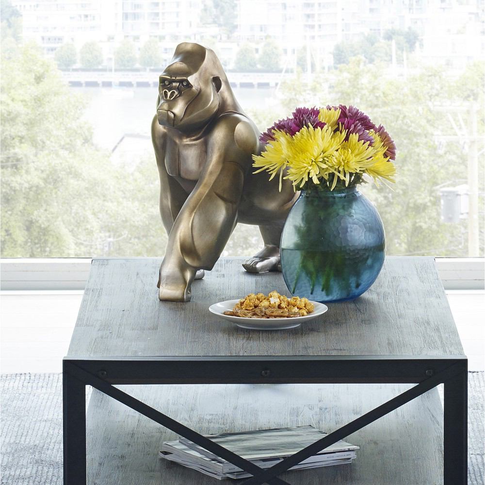 Moe's Home Collection Digit Art Deco Gorilla Statue | Modishstore | Animals & Pets-2