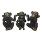 Moe's Home Collection He Did It Chimps - Set Of 3 | Modishstore | Sculptures