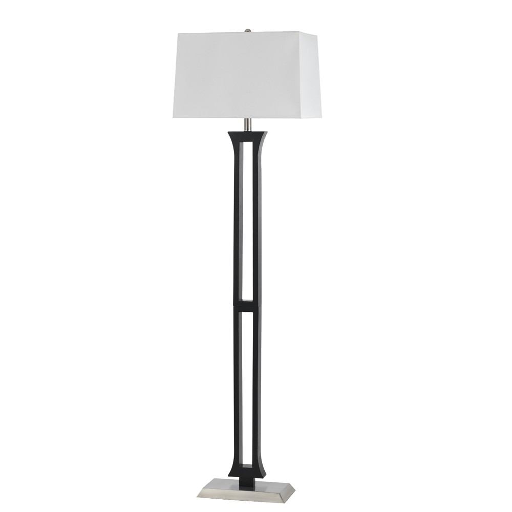 Cal Lighting LA-8022FL-1-BS 100W Metal Floor Lamp | Modishstore | Floor Lamps