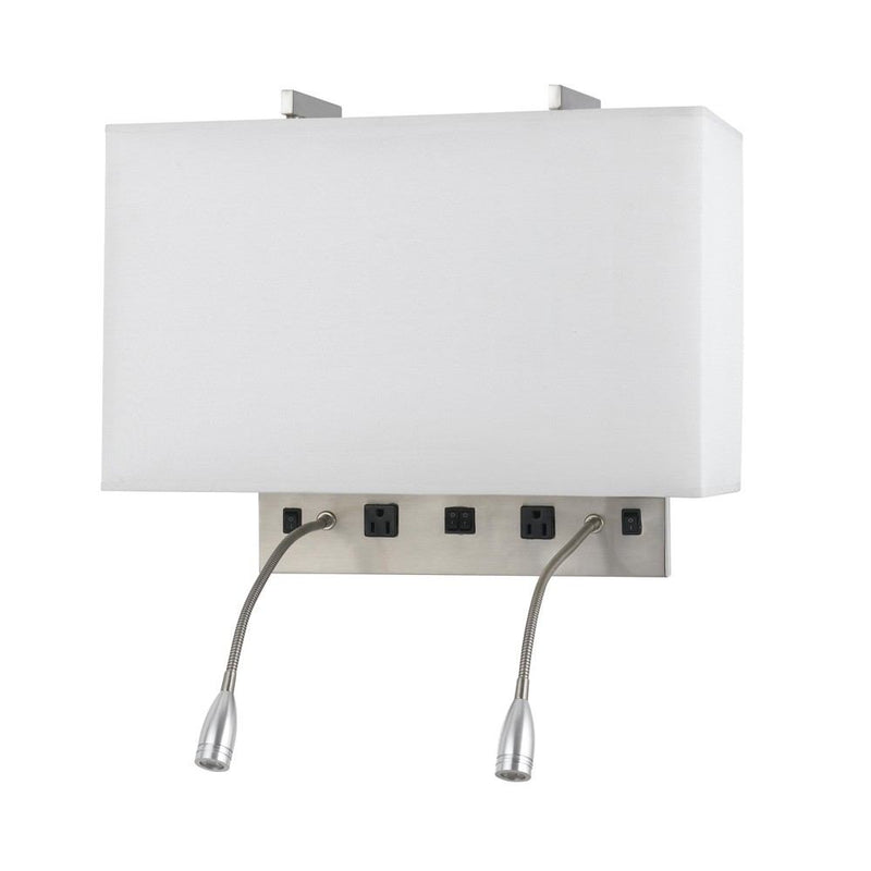 Cal Lighting LA-8029W2L-1-BS 60W X 2 Wall Lamp | Modishstore | Wall Lamps