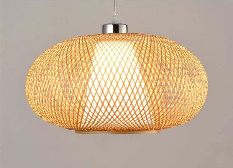 Bamboo Woven Pendant Lamp-11