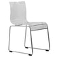 LeisureMod Lima Modern Acrylic Chair | Side Chairs | Modishstore - 5
