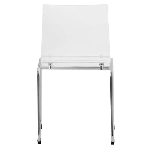 LeisureMod Lima Modern Acrylic Chair | Side Chairs | Modishstore