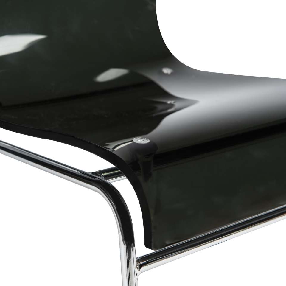 LeisureMod Lima Modern Acrylic Chair, Set of 2 | Side Chairs | Modishstore - 5