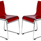 LeisureMod Lima Modern Acrylic Chair, Set of 2 | Side Chairs | Modishstore - 8